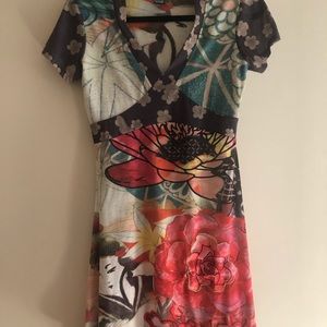 Desigual short sleeve dress
